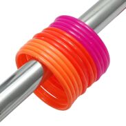 BRANSOLETKI PLASTIKOWE CIENKIE 12 SZTUK                                                                     (1967 SA) - 2