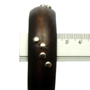 BRANSOLETKI DREWNIANE BRĄZOWE 2 SZTUKI                                                                    (2875 SAM) - 4