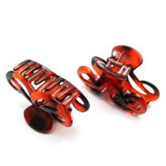 SZCZĘKI / KLAMRY DO WŁOSÓW BRĄZOWE 3 SZTUKI (0340-51 SAH) - 2