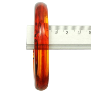 BRANSOLETKI PLASTIKOWE BURSZTYNOWE 2 SZTUKI (0113 SAM) - 3