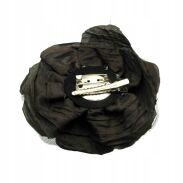 BROSZKA / SPINKA DO WŁOSÓW KWIAT BRĄZOWY                 (0615-726 SA) - 3