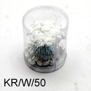 SILVER HAIRPINS WITH ROSES KR/W/50