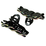 SZCZĘKI / KLAMRY DO WŁOSÓW CZARNE OZDOBNE (6 SZTUK)                                                                                 0111-508 - 2