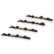 WSUWKI OZDOBNE Z KOLOROWYMI KORALIKAMI – KOMPLET 4 SZTUKI                 (5992-20 SA) - 2