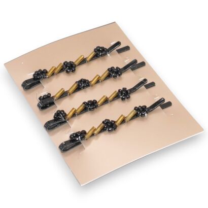 WSUWKI OZDOBNE Z KOLOROWYMI KORALIKAMI – KOMPLET 4 SZTUKI                 (5992-20 SA)