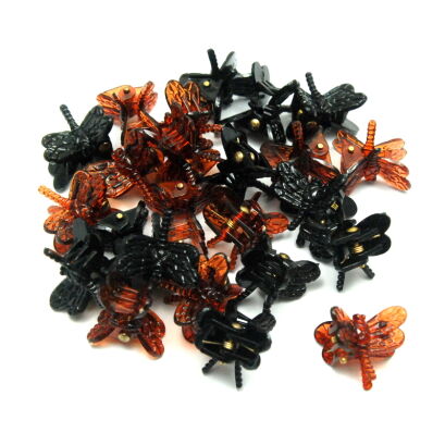 KRABIKI MAŁE MOTYLE / SZCZĘKI DO WŁOSÓW 60 SZTUK                                                                (7224 SAM2)