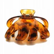 SZCZĘKI / KLAMRY DO WŁOSÓW DUŻE BRĄZOWE 3 SZTUKI                       (0311-2 SAM) - 2