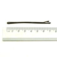 WSUWKI DO WŁOSÓW PROSTE BRĄZOWE 7 CM 2 KULKI 100 SZTUK                                   (117/100) - 3