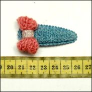 SPINKI / PYKI DO WŁOSÓW Z OZDOBAMI 4 SZTUKI (0181-48) - 2