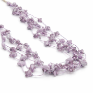 NASZYJNIK / WISIOREK Z FIOLETOWYMI KORALIKAMI                                   (N-0604/2/5R B-1 SAM B) - 4