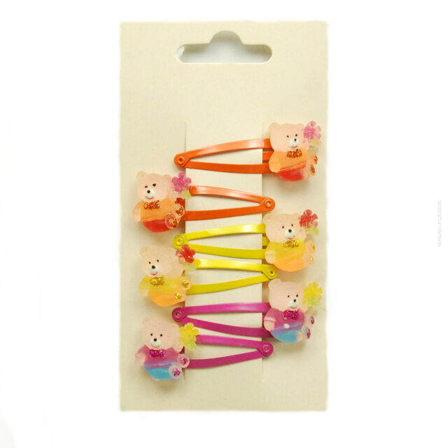 SPINKI / PYKI DO WŁOSÓW DZIECIĘCE 6 SZTUK (0227-61)