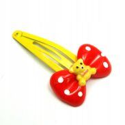 SPINKI / PYKI DO WŁOSÓW DZIECIĘCE KOKARDKI 4 SZTUKI (0169-538) - 2