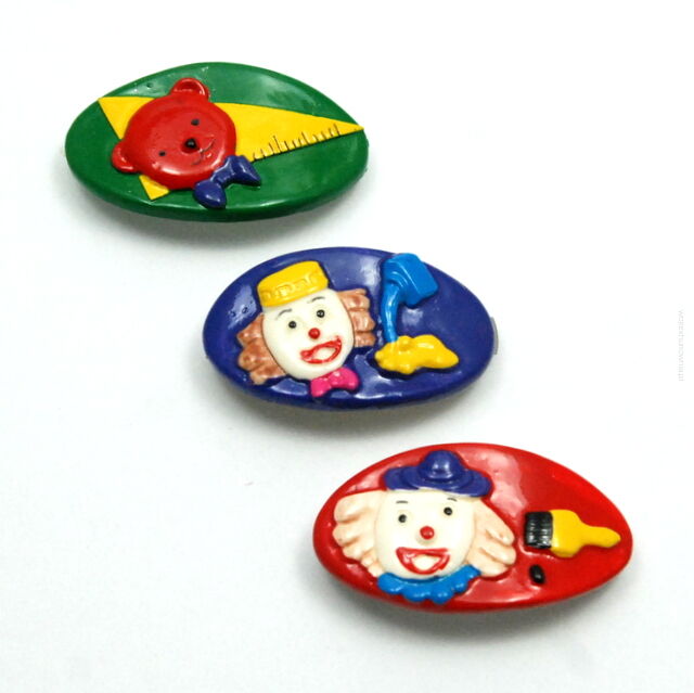 KLAMRY / SPINKI DZIECIĘCE KOLOROWE 3 SZTUKI                                                                        (0209-522)