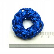 GUMKI DO WŁOSÓW OPONKI MIX NIEBIESKI 12 SZTUK                                (GUOP-1 SAH) - 3