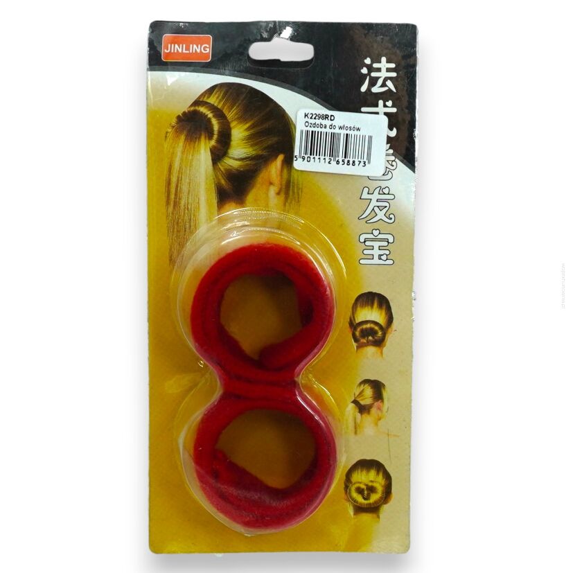 HAIRAGAMI TWISTER DO WŁOSÓW CZERWONY                                                                                (8873 SA)