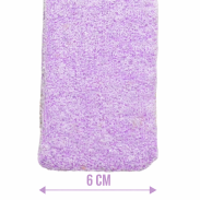 OPASKA NA GŁOWĘ ELASTYCZNA Z FROTY FIOLETOWA 6 CM                                       (0193-3 AS) - 2