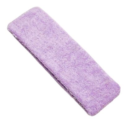 OPASKA NA GŁOWĘ ELASTYCZNA Z FROTY FIOLETOWA 6 CM                                       (0193-3 AS)