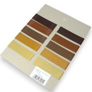 WSUWKA KARBOWANA MIX BEŻ-BRĄZ 6 CM 100 SZTUK                                      (0623/100) - 3