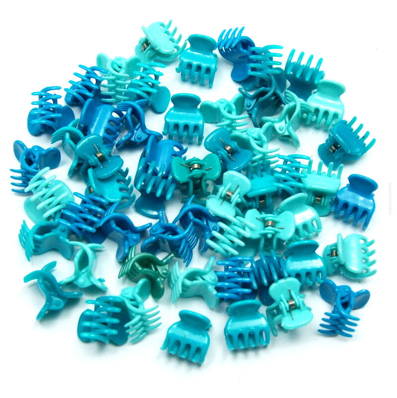 SZCZĘKI / KRABIKI MAŁE MIX TURKUSOWY 50 SZTUK                                                        (0146-23 SAH)