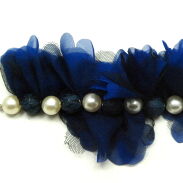 WISIOR / NASZYJNIK NIEBIESKI TIULOWY                                                             0676-511 - 3