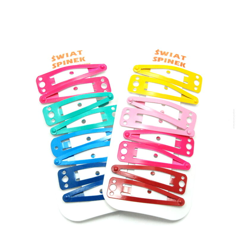 PYKI / SPINKI KOLOROWE -DZIECIĘCE DO WŁOSÓW 16 SZTUK                                                                       (0169-5 SAMC)