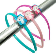 OPASKI DO WŁOSÓW DZIECIĘCE Z KOTKIEM 3 SZTUKI                                             (3173-1 SAM) - 3