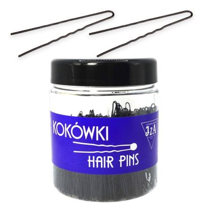 KOKÓWKA CZARNA MATOWA KARBOWANA 4.5 CM 350G                                                (B245/350 MAT)