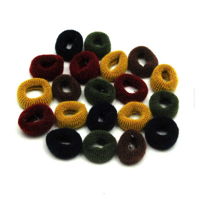 GUMKI DO WŁOSÓW FROTKI MINI MIX KOLORÓW 40 SZTUK                                (0020-14 SA)