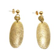 KOLCZYKI WISZĄCE W KOLORZE ZŁOTYM CANTO                               (7533-21 SA) - 2