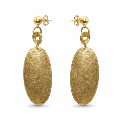 KOLCZYKI WISZĄCE W KOLORZE ZŁOTYM CANTO (7533-21 SA)