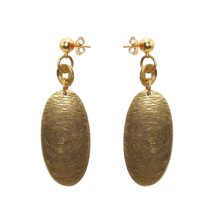 KOLCZYKI WISZĄCE W KOLORZE ZŁOTYM CANTO                               (7533-21 SA)