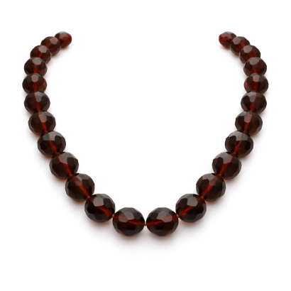 KORALE "SZKIEŁKA" DUŻE BRĄZOWE JABLONEX 0606-57