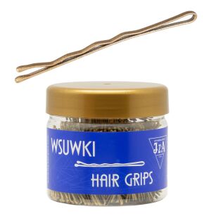 WSUWKA KARBOWANA ZŁOTA MAT 6 CM 2 KULKI 500G                                                          (326/G MAT)