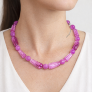 KORALE FIOLETOWE ETHNIC / BOHO CHIC / PLAYFUL 0612-60 - 4