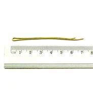 WSUWKA DO WŁOSÓW PROSTA ZŁOTA 7 CM BEZ KULKI 500G                                                                        (027/G) - 3