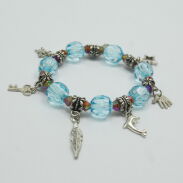 BRANSOLETKI NA GUMCE Z ZAWIESZKAMI 2 SZTUKI                                                                         (4955-1 SA) - 2