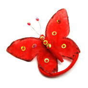 BROSZKI /GUMKI MOTYLE - KOMPLET 8 SZTUK                                                 0617-533 - 2