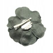 BROSZKA / SPINKA KWIATEK SZARA 0615-736 - 2