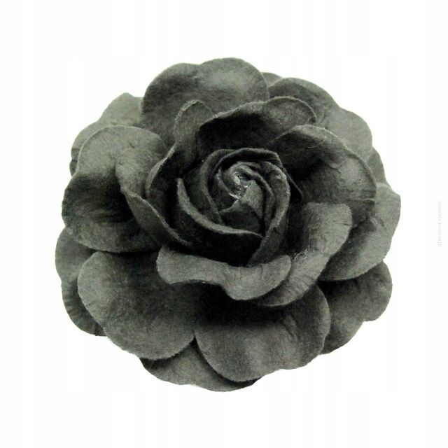 BROSZKA / SPINKA KWIATEK SZARA 0615-736