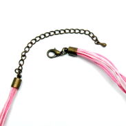 NASZYJNIK / WISIOR NA SZNURECZKACH Z OZDOBNĄ ZAWIESZKĄ                                                    (WISZ SAH) - 5