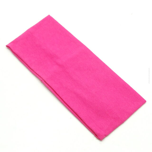 OPASKA ELASTYCZNA NA GŁOWĘ SZEROKA RÓŻOWA 9 CM      (0174-22)