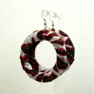 KOLCZYKI KOŁA BROKATOWE                                                                0605-528                                          - 2