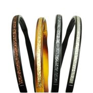 OPASKI DO WŁOSÓW CIENKIE Z DELIKATNYM BROKATEM 12 SZTUK                                                     (0294-7 SA) - 2