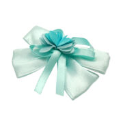 SPINKI DO WŁOSÓW DZIECIĘCE OZDOBNE KOKARDKI BŁĘKITNE 2 SZTUKI (1965-1 SAH) - 2