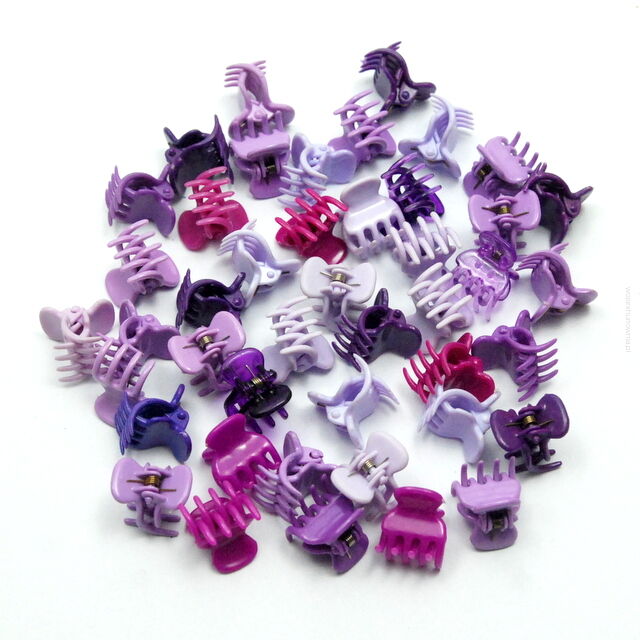 SZCZĘKI / KRABIKI MAŁE MIX FIOLETOWY 50 SZTUK                                                        (0146-519 SAH)