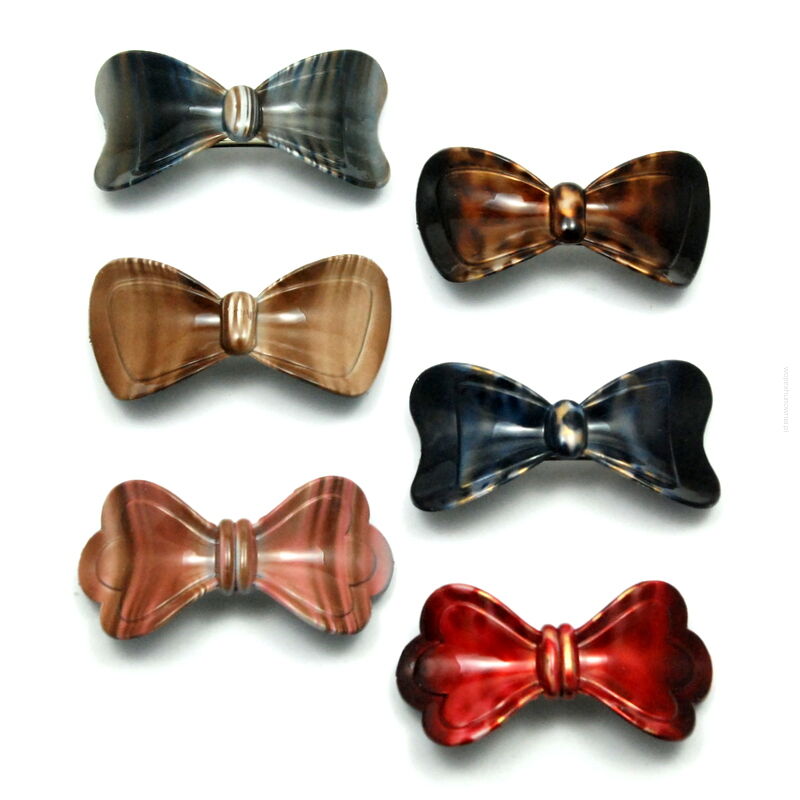 KLAMRY / AUTOMATY DO WŁOSÓW KOKARDY 6 SZTUK                                                                        (1236 SAU)