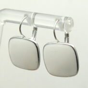 KOLCZYKI WISZĄCE EMALIOWANE BIAŁE                                                          (9361-1 SAM) - 3