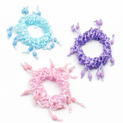 GUMKI DO WŁOSÓW PLECIONE OZDOBNE 3 SZTUKI                                                  (0195-16 SAH)