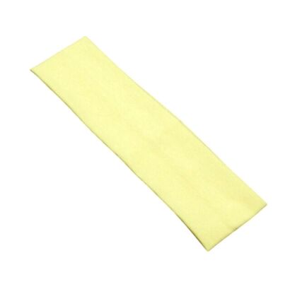 OPASKA NA GŁOWĘ ELASTYCZNA KANARKOWA WĄSKA  szer.5.5 cm                (01718614 SA)