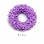 GUMKI DO WŁOSÓW PUCHATE DUŻE 12 SZTUK MIX KOLOR (0245 C) - 3